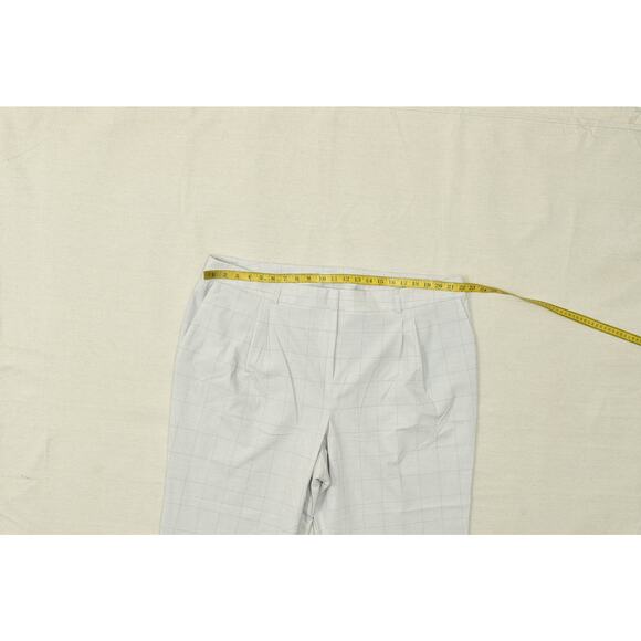 Calvin Klein Men's Gray Plaid Trousers Plus Size 20W Spandex Comfort Polyester - Picture 4 of 8